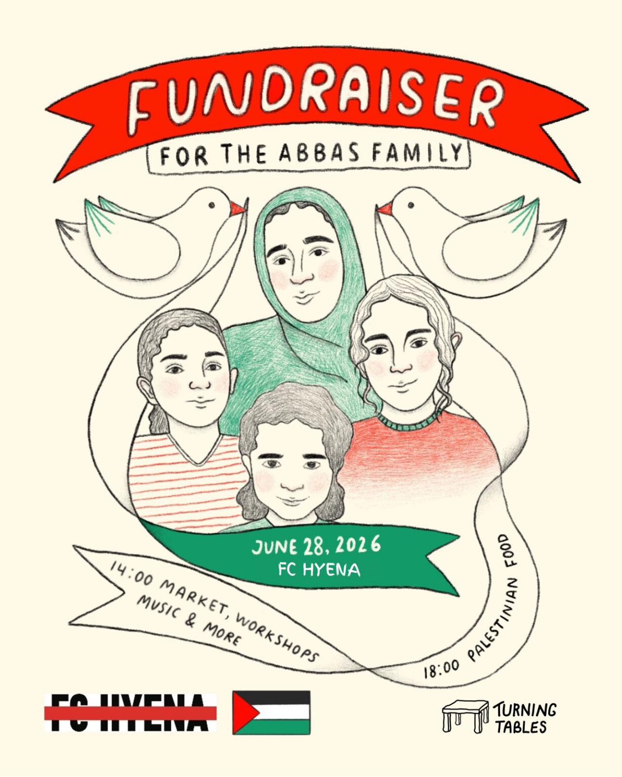 FC Hyena - Fundraiser_poster